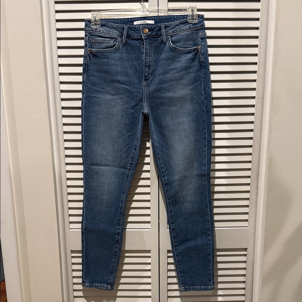 Sam Edelman The Stiletto High Rise Skinny Ankle Blue Denim Women's Jeans